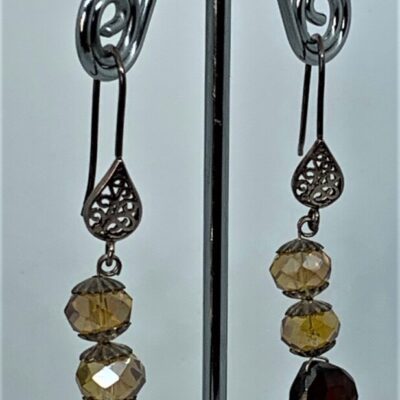 Earrings - Swarovski/Sterling Silver - Jewellery Unique - Larissa  Hale