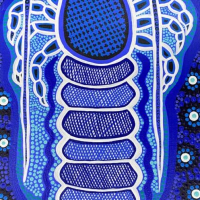 Saltwater Crayfish - Painting - Zeila Wallace