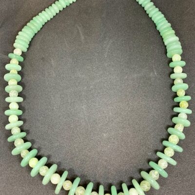 Aventurine& carved Jade - Jewellery Unique - Larissa Hale