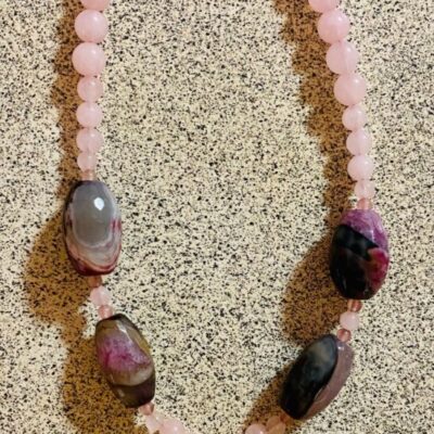 Quartz & Rose Quartz - Jewellery Unique - Larissa  Hale