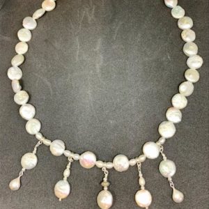 Freshwater Pearl & Silver Necklace - Jewellery Unique - Larissa  Hale
