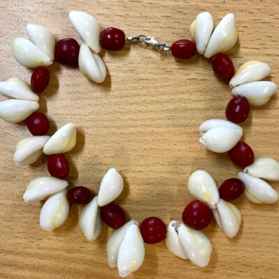 Shell and Sandlewood Seed Anklet - Jewellery Unique - Larissa Hale