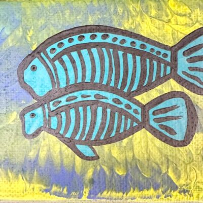 2xDugon#2 - Painting - Zeila Wallace