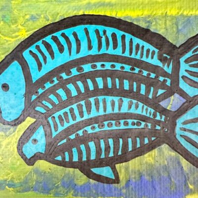 2xDugon#1 - Painting - Zeila Wallace