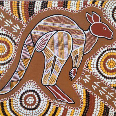 Kangaroo - Painting - Irene Bowyer