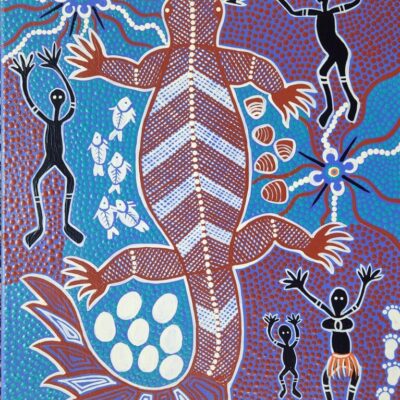 Crocodile Story - Painting - Irene Bowyer