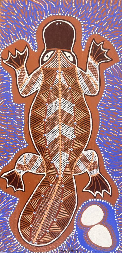 Platypus - Painting - Irene  Bowyer
