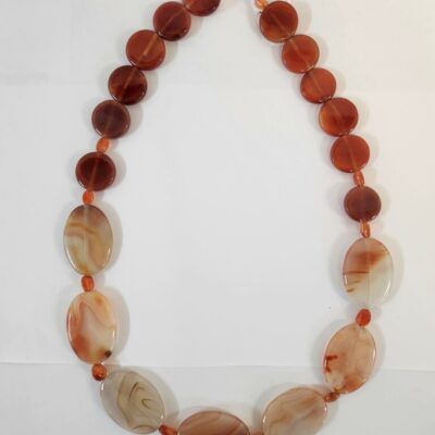 Agate & Carnelian Necklace - Jewellery Unique - Larissa Hale