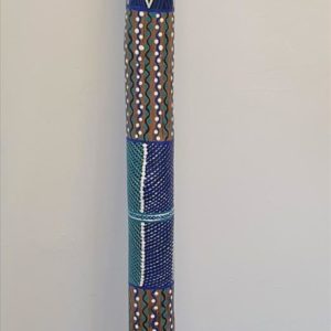 Blue & White Didgeridoo -  -